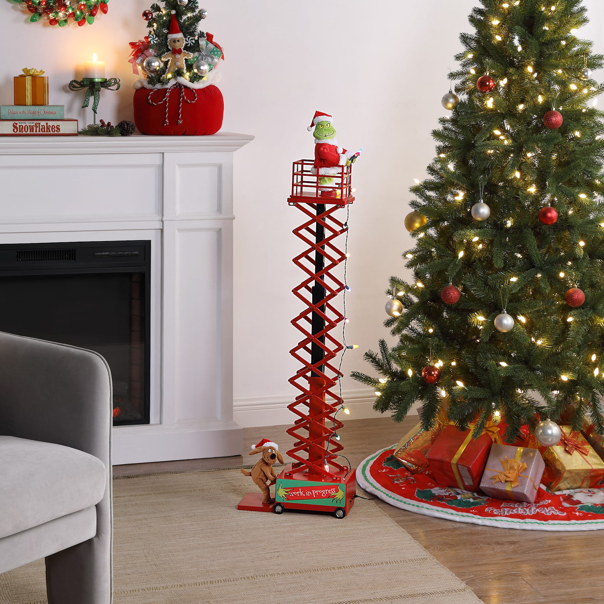 Mr. Christmas 50" Animated & Musical Grinch Lift